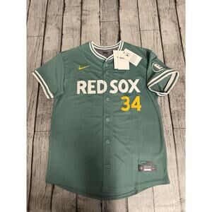 Authentic Nike Ortiz City Connect Green Monster Boston Red Sox Limited Jersey YL